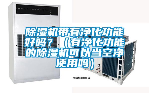 除濕機帶有凈化功能好嗎？（有凈化功能的除濕機可以當空凈使用嗎）