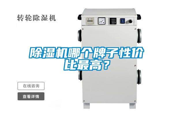 除濕機哪個牌子性價比最高？