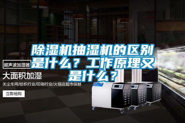除濕機抽濕機的區別是什么？工作原理又是什么？