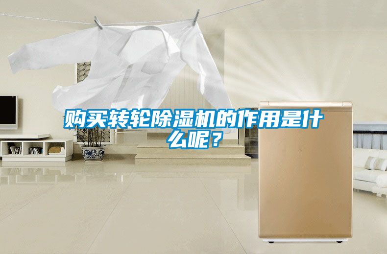 購買轉輪除濕機的作用是什么呢？