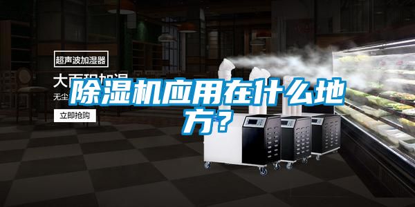 除濕機應用在什么地方？