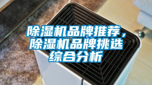 除濕機品牌推薦，除濕機品牌挑選綜合分析