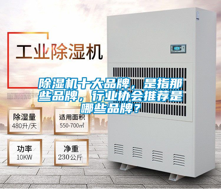 除濕機十大品牌，是指那些品牌，行業協會推薦是哪些品牌？