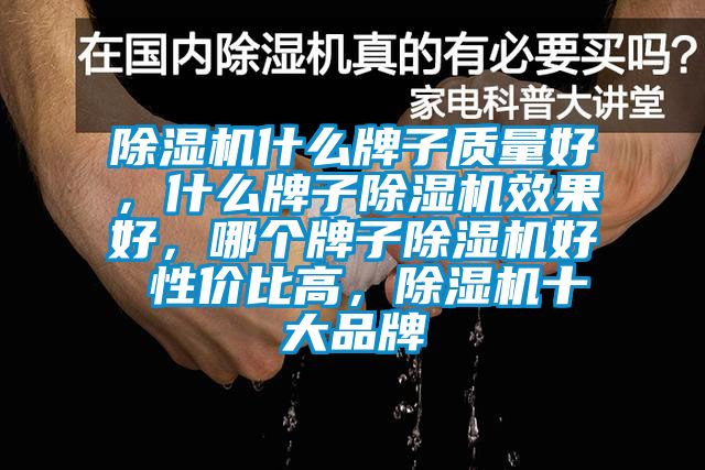 除濕機什么牌子質量好，什么牌子除濕機效果好，哪個牌子除濕機好 性價比高，除濕機十大品牌
