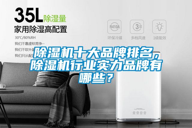 除濕機十大品牌排名，除濕機行業實力品牌有哪些？