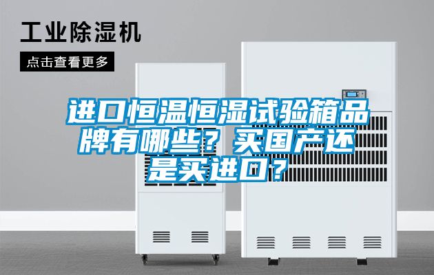 進口恒溫恒濕試驗箱品牌有哪些？買國產還是買進口？