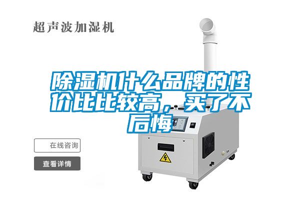 除濕機什么品牌的性價比比較高，買了不后悔