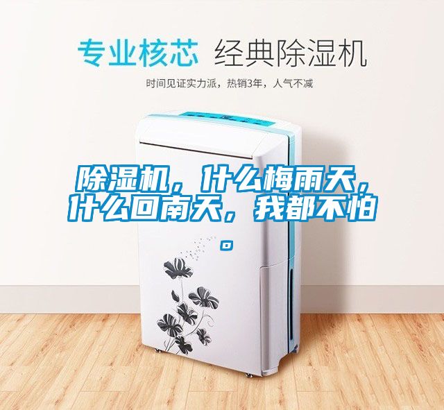 除濕機，什么梅雨天，什么回南天，我都不怕。