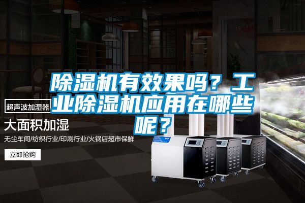 除濕機有效果嗎？工業除濕機應用在哪些呢？