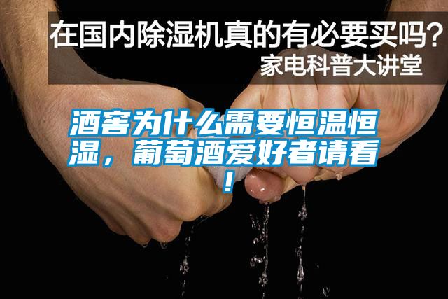 酒窖為什么需要恒溫恒濕，葡萄酒愛好者請看！
