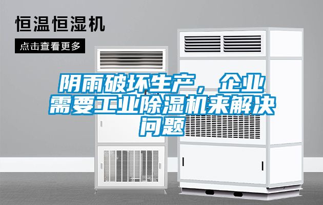 陰雨破壞生產，企業需要工業除濕機來解決問題