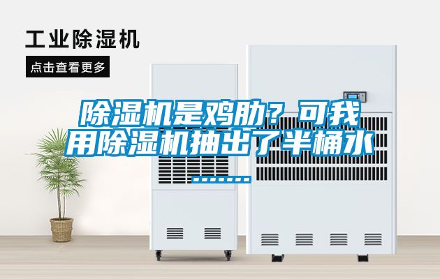 除濕機是雞肋？可我用除濕機抽出了半桶水.......