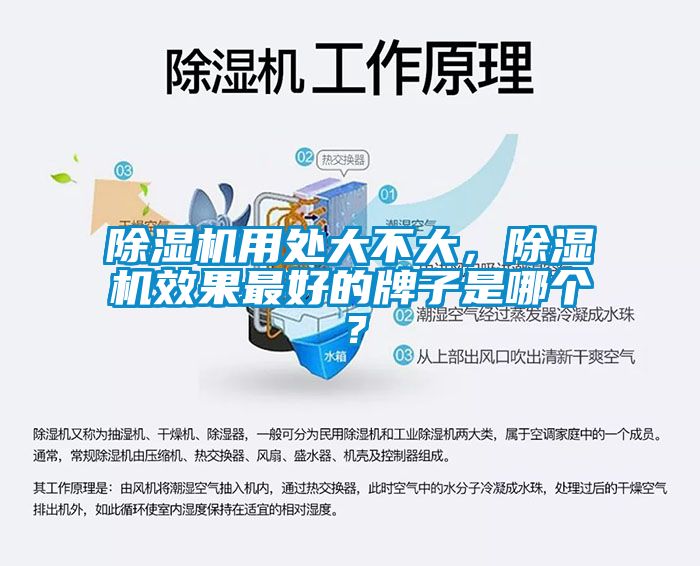 除濕機用處大不大，除濕機效果最好的牌子是哪個？