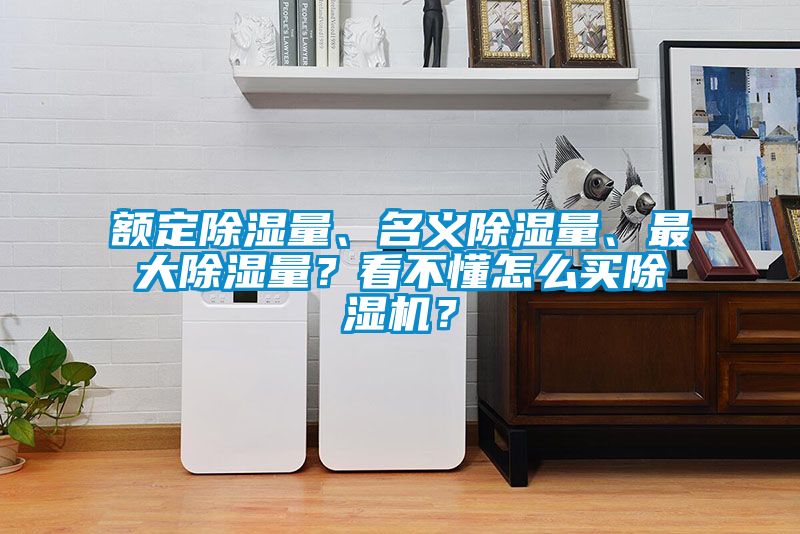 額定除濕量、名義除濕量、最大除濕量？看不懂怎么買除濕機？