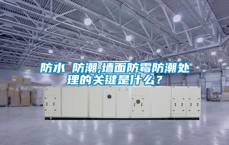 防水≠防潮,墻面防霉防潮處理的關鍵是什么？