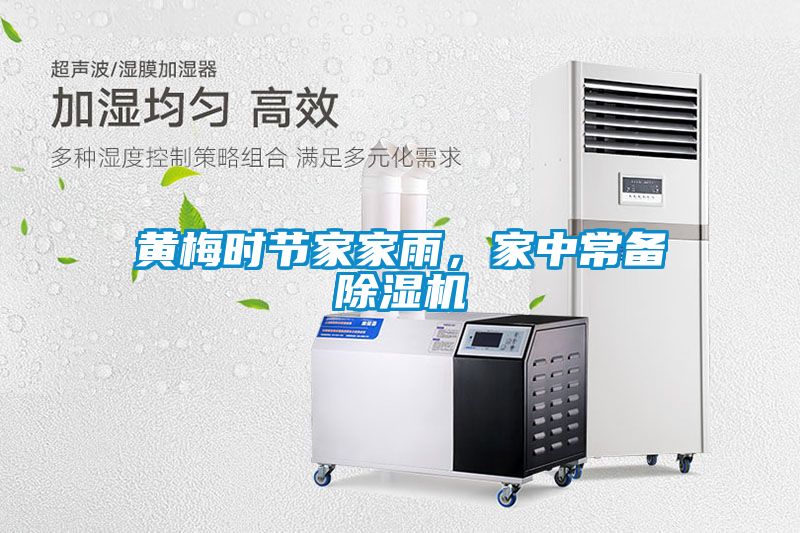 黃梅時節家家雨，家中常備除濕機